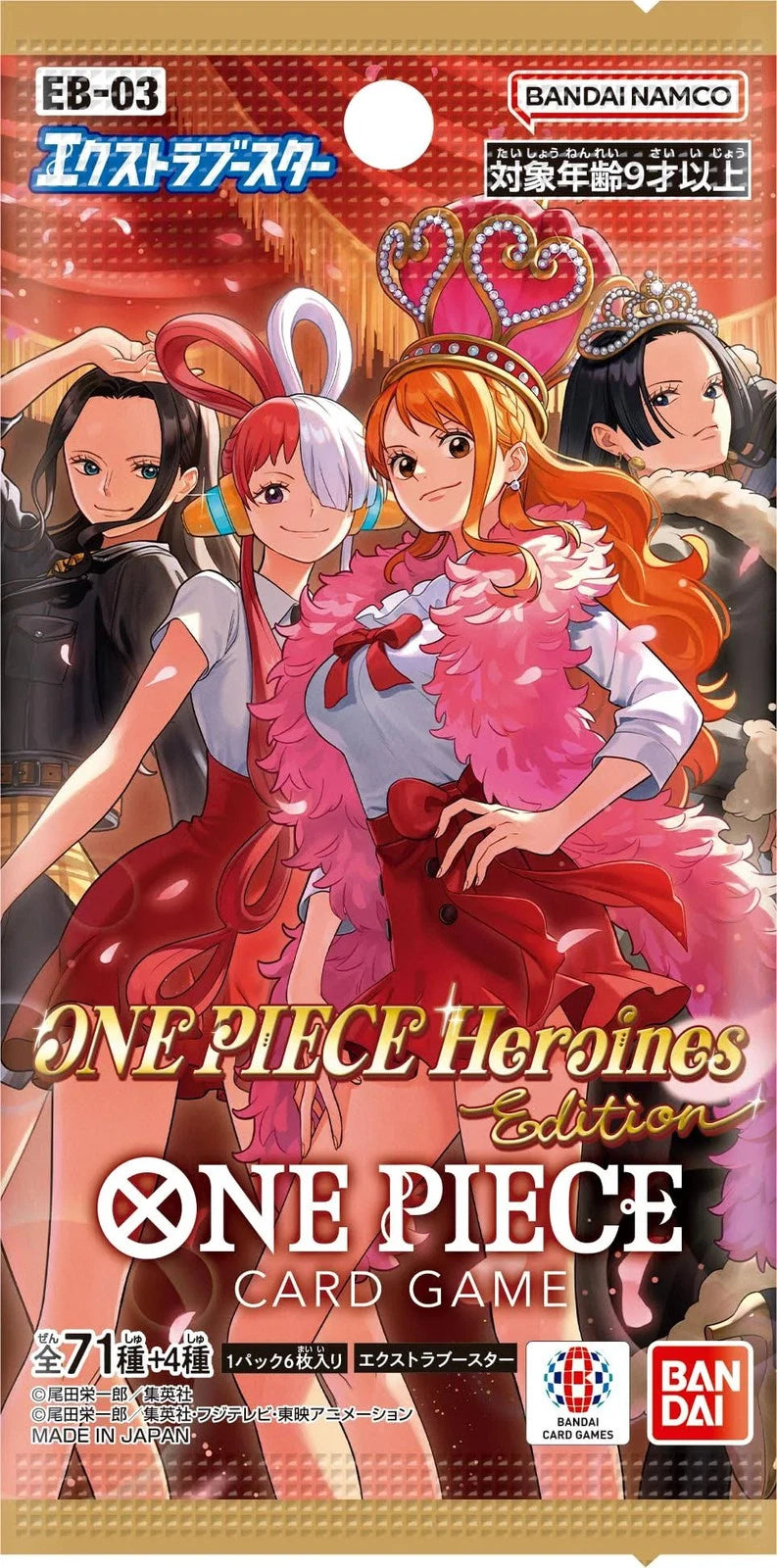 ONE PIECE Card Game EB-03 Heroines Edition booster Box Japan