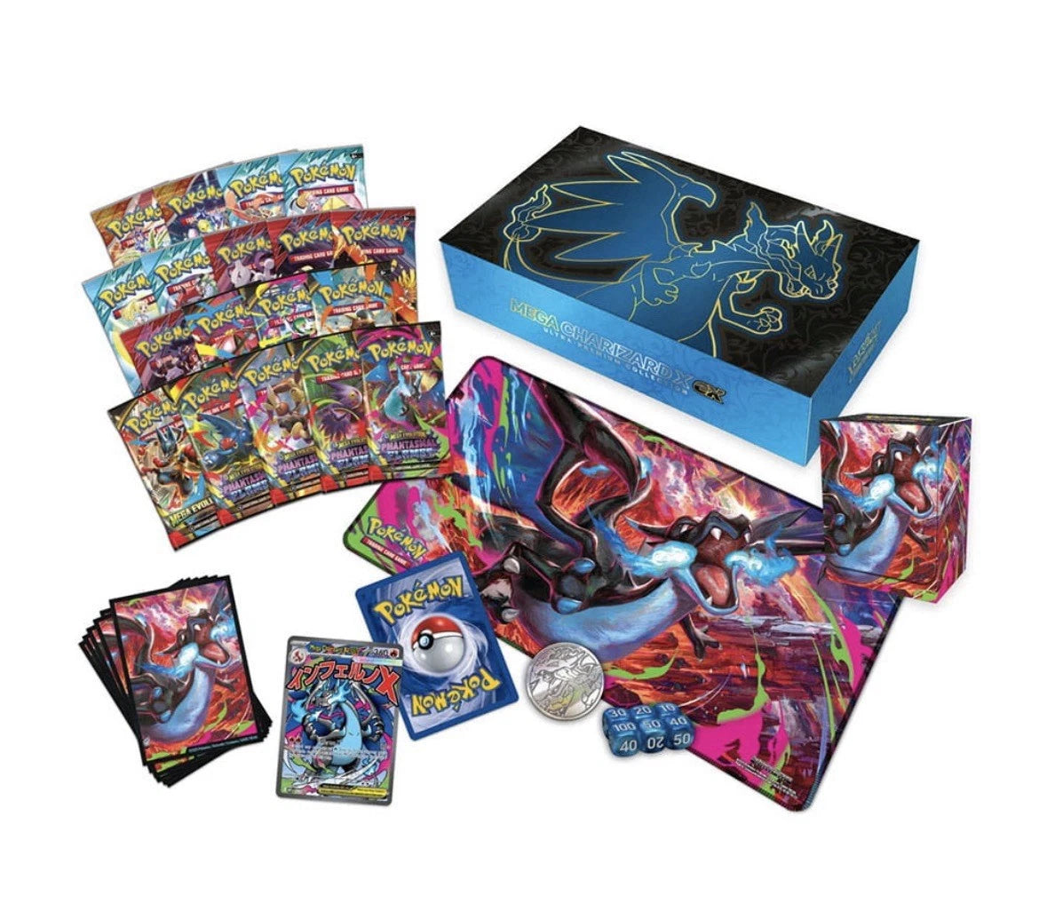 Mega Charizard X Ex Ultra-Premium Collection Pokemon Phantasmal flames